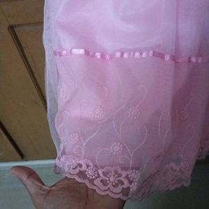 Beautiful Party Wear Pink Frock