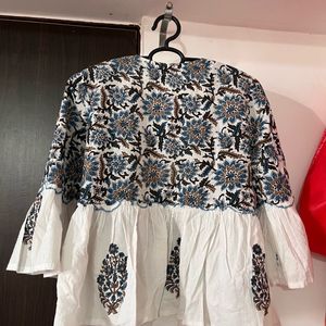 Beautiful Printed Women Peplum Top