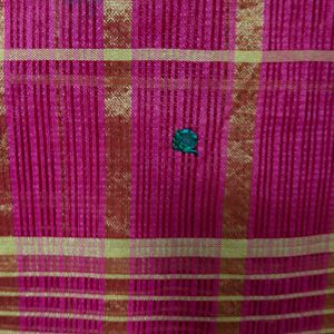 New Supernet  Mirror Work Saree