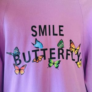 💥 Price Drop💥Butterfly Graphic Hooded Dress