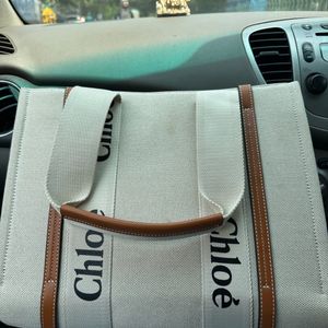 Chloe Multi Color Shopping Woody Medium Tote