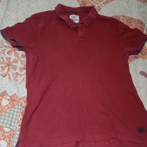 Red Roadster Men Polo Tshirt