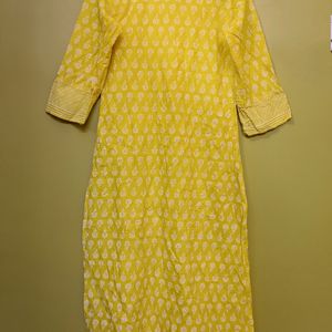 Yellow Kurti