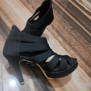 Black Platform Heel