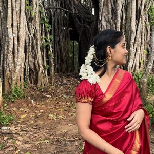 Red Saree