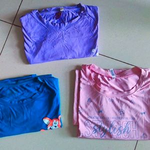 5 T Shirt For Girls Used