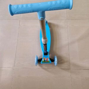 3 Wheels Blue Scooter For Kids