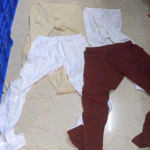 Assorted Chudidar Leggings Unused Pack Of 4