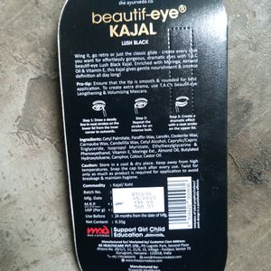 TAC Ayurvedic Eye Kajal Lush Black