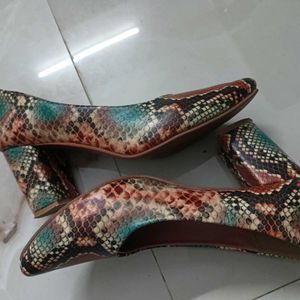 Snake Print Heel Bellies