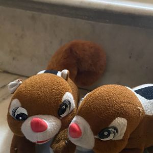 Soft Toy Squirrel Pair