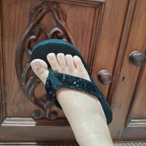 Black Flip Flop For Women & Girls