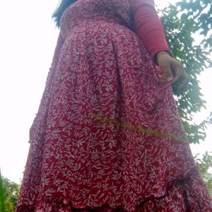 Beautiful Rayon Floral Printed Dress