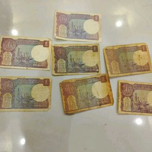 1 Rs 7 Notes Rare Note Check Description