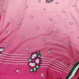 Pretty Pink Gotapatti Saree💖 On 50% Off