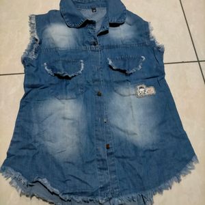 Denim Shirt For Girls