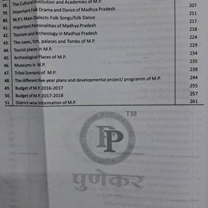 Madhya Pradesh General Knowledge 2018