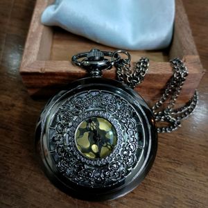 Fancy Pocket Watch With Chain