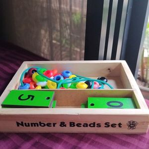 Montessori Skill O Fun Counting Beads Activity