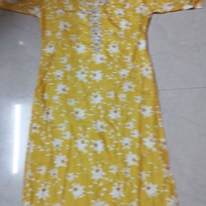 Branded Yellow Kurti