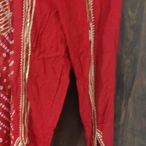 Red Badhani Dhoti Kurta Sets