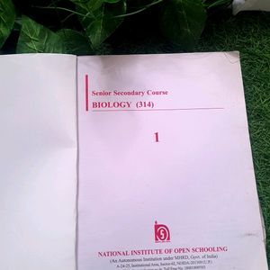 Nios 12th Class Biology Book