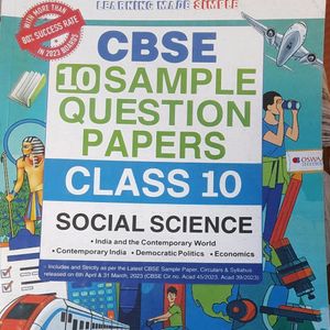 CBSE Class X SST Sample Question Paper 2024