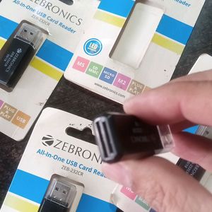 4p Zebronics Brand New All In One Card Reader