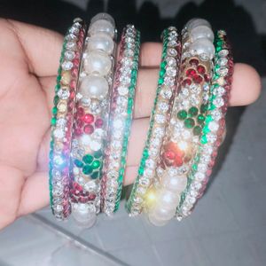 New Beautiful Party Wear Bangles With A Latkan