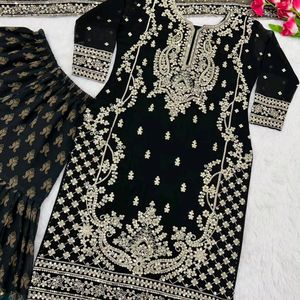 Gharara Top Dupatta Set