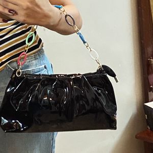 BLACK party HANDBAG