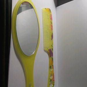 *NEW* Hair Comb, Mirror Combo Pack Of 2