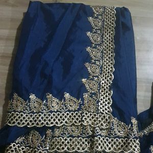 Beautiful Saree With 36 Size Blouse