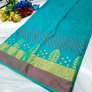 Sea Green Saree