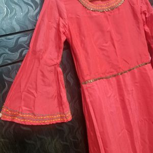 Full Length Anarkali Suit With Dupatta