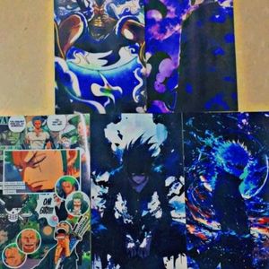 Anime 4K Poster 6x12 size Combo of 5