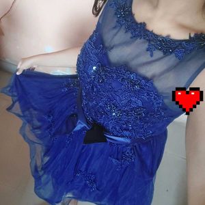 Princess Blue Dress(M)