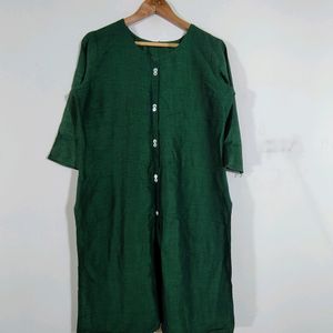 Bottle Green Kurta (Women's)