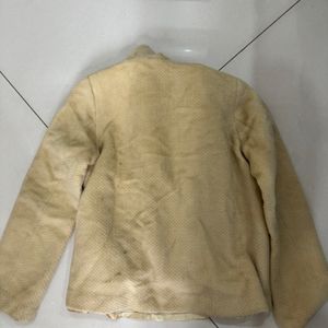 Beige Woollen Jacket