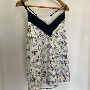 Leafy Print Branded Camisole