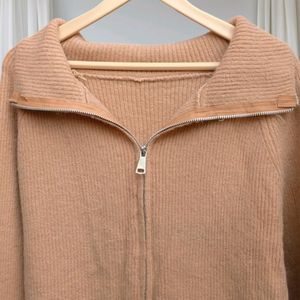 Zip Cardigan Sweater