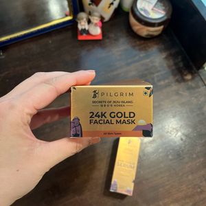 Pilgrims Gold Face Mask And Serum Combo🔥