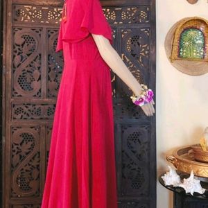 Skater Long Designer Dress New With Tag