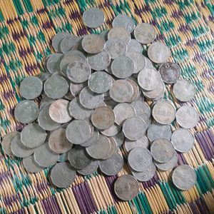 Old 2 Rupee Coins 100pcs