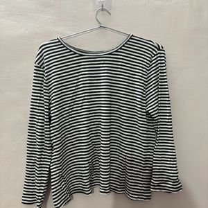 Black striped top