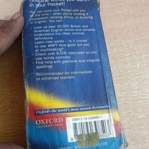 Oxford Learner's Pocket Dictionary