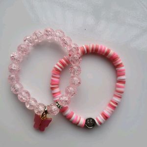 Pink Bracelet Stack