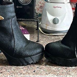 Black Heel Boots