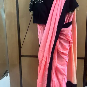 Draped Saree With Blouse