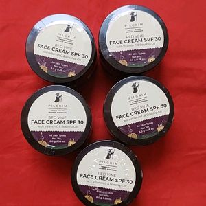 Pack Of 5 Pilgrim Red Wine Face Cream